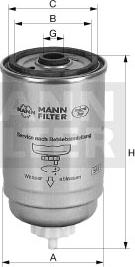 Mann-Filter WK 842/22 - Fuel filter autospares.lv