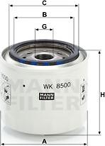 Mann-Filter WK 8500 - Fuel filter autospares.lv