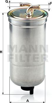 Mann-Filter WK 853/16 - Fuel filter autospares.lv