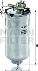 Mann-Filter WK 853/12 z - Fuel filter autospares.lv