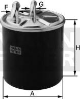 Mann-Filter WK 8029 - Fuel filter autospares.lv