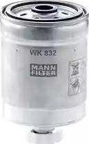 Mann-Filter WK 832 - Fuel filter autospares.lv
