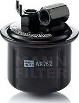 Mann-Filter WK 76/2 - Fuel filter autospares.lv