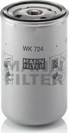 Mann-Filter WK 724 - Fuel filter autospares.lv