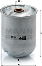 Mann-Filter ZR 902 x - Oil Filter autospares.lv