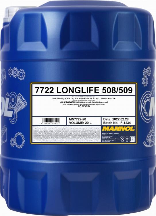 Mannol 99020 - Engine Oil autospares.lv