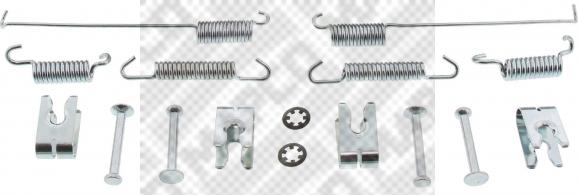 Mapco 9168 - Accessory Kit, brake shoes autospares.lv