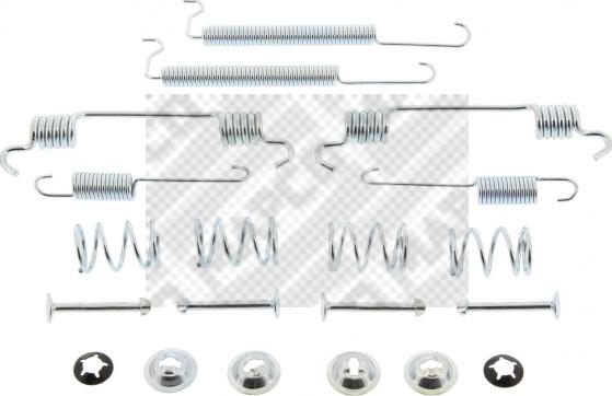 Mapco 9167 - Accessory Kit, brake shoes autospares.lv