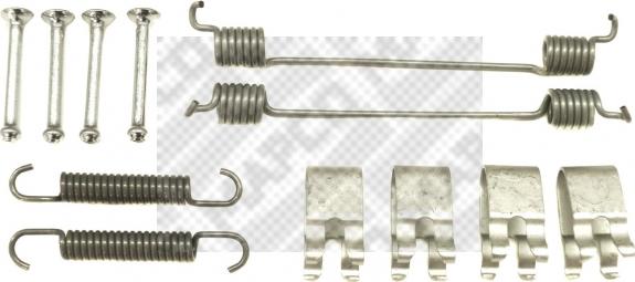 Mapco 9112 - Accessory Kit, brake shoes autospares.lv