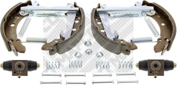 Mapco 9855 - Brake Shoe Set autospares.lv