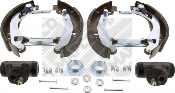 Mapco 9862 - Brake Shoe Set autospares.lv