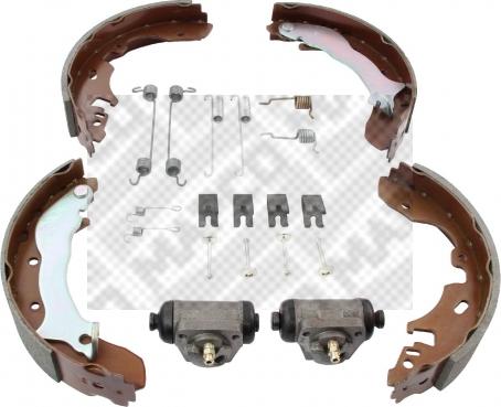 Mapco 9753 - Brake Shoe Set autospares.lv