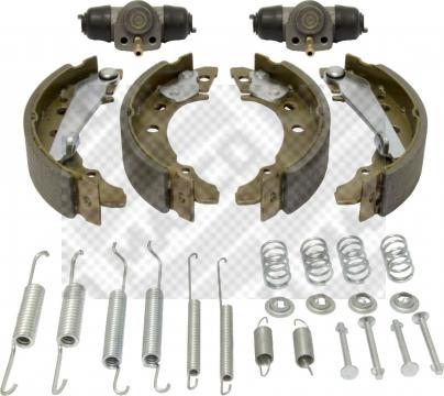 Mapco 9736 - Brake Shoe Set autospares.lv