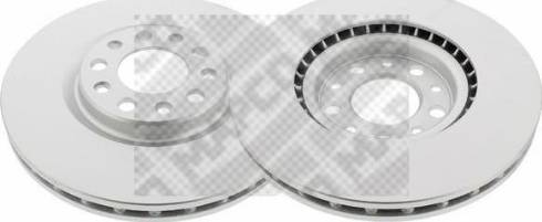 Mapco 45000C/2 - Brake Disc autospares.lv