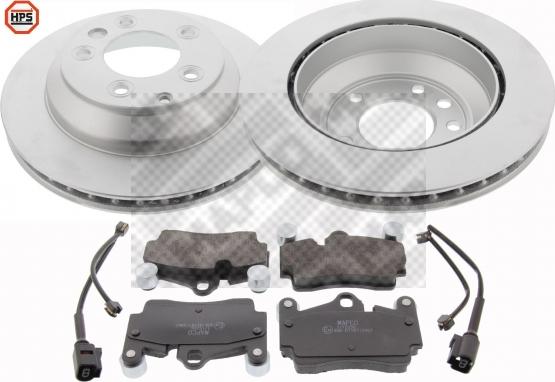 Mapco 47990HPS - Brake Set, disc brakes autospares.lv