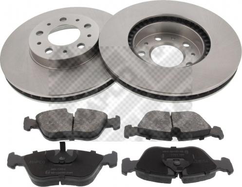 Mapco 47950 - Brake Set, disc brakes autospares.lv