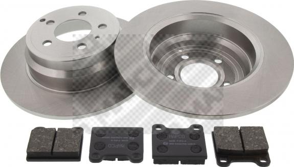 Mapco 47951 - Brake Set, disc brakes autospares.lv