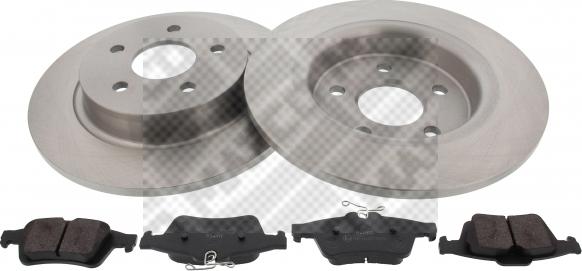 Mapco 47909 - Brake Set, disc brakes autospares.lv