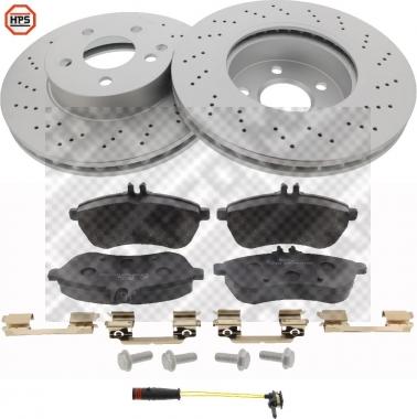 Mapco 47907HPS - Brake Set, disc brakes autospares.lv