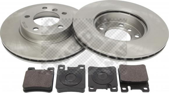 Mapco 47916 - Brake Set, disc brakes autospares.lv