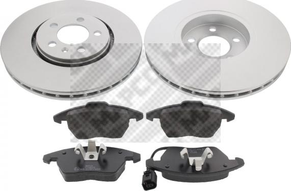 Mapco 47934HPS - Brake Set, disc brakes autospares.lv