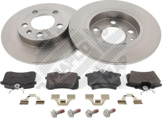 Mapco 47933 - Brake Set, disc brakes autospares.lv