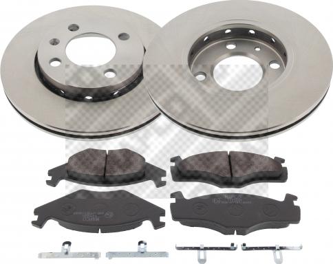 Mapco 47925 - Brake Set, disc brakes autospares.lv