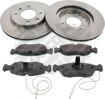 Mapco 47454 - Brake Set, disc brakes autospares.lv