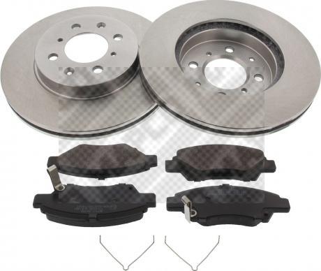 Mapco 47407 - Brake Set, disc brakes autospares.lv