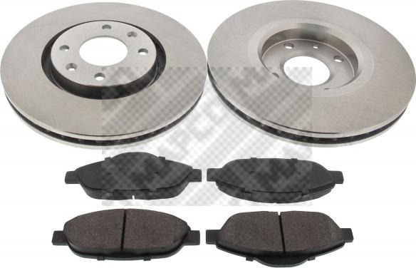 Mapco 47431 - Brake Set, disc brakes autospares.lv