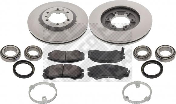 Mapco 47595 - Brake Set, disc brakes autospares.lv