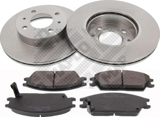 Mapco 47596 - Brake Set, disc brakes autospares.lv