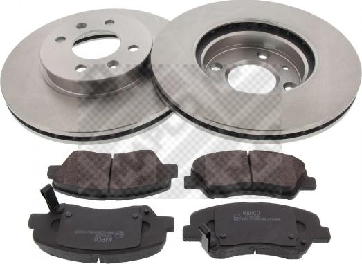 Mapco 47597 - Brake Set, disc brakes autospares.lv