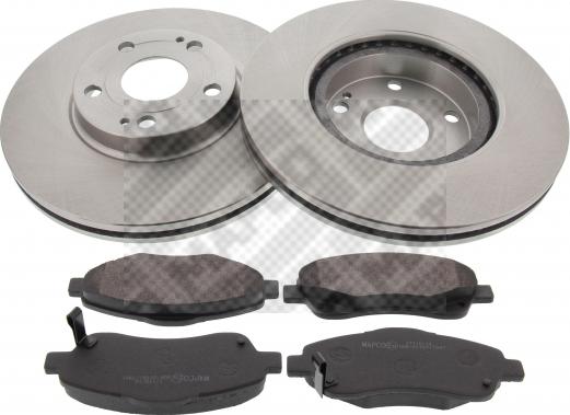 Mapco 47544 - Brake Set, disc brakes autospares.lv