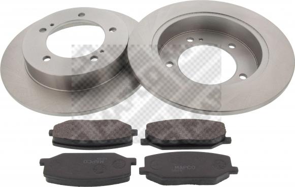 Mapco 47543 - Brake Set, disc brakes autospares.lv