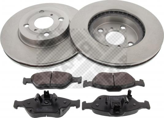 Mapco 47547 - Brake Set, disc brakes autospares.lv