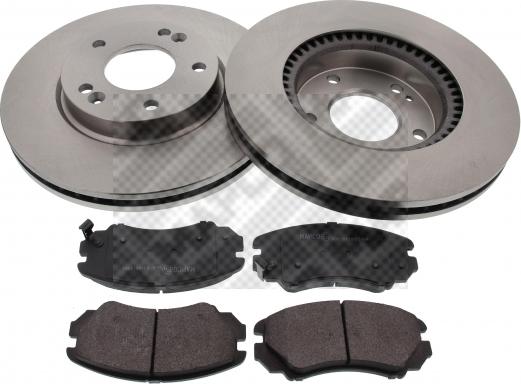 Mapco 47553 - Brake Set, disc brakes autospares.lv