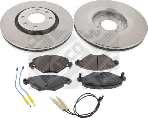 Mapco 47565 - Brake Set, disc brakes autospares.lv