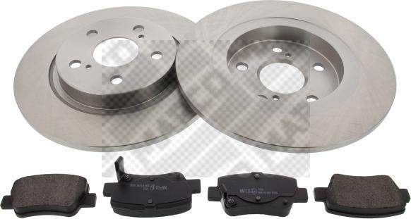 Mapco 47509 - Brake Set, disc brakes autospares.lv