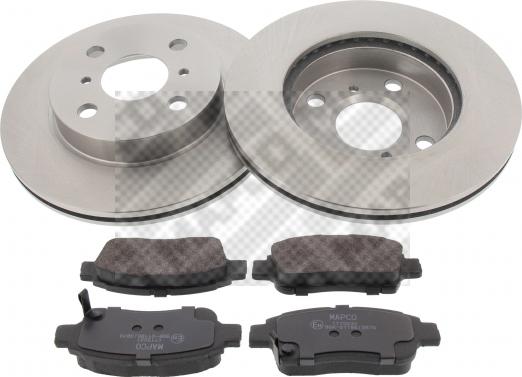 Mapco 47505 - Brake Set, disc brakes autospares.lv