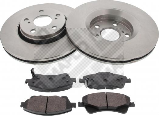 Mapco 47508 - Brake Set, disc brakes autospares.lv