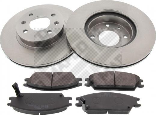 Mapco 47514 - Brake Set, disc brakes autospares.lv