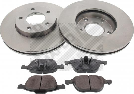 Mapco 47515 - Brake Set, disc brakes autospares.lv