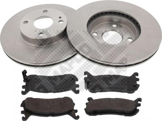 Mapco 47589 - Brake Set, disc brakes autospares.lv