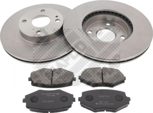 Mapco 47588 - Brake Set, disc brakes autospares.lv