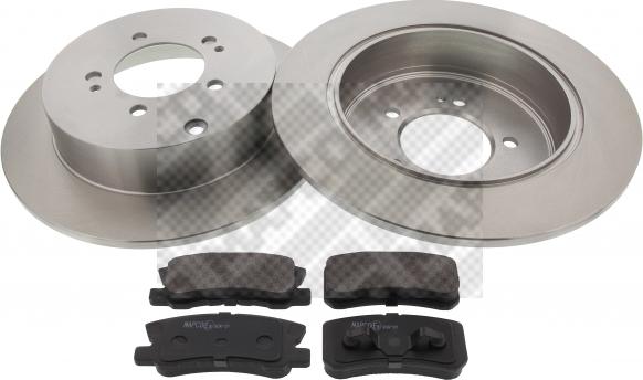 Mapco 47539 - Brake Set, disc brakes autospares.lv