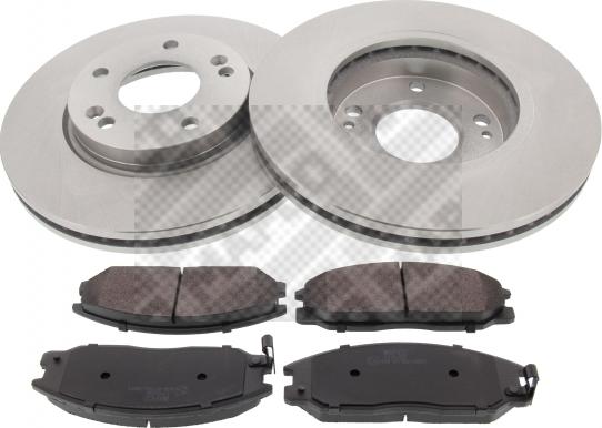 Mapco 47529 - Brake Set, disc brakes autospares.lv