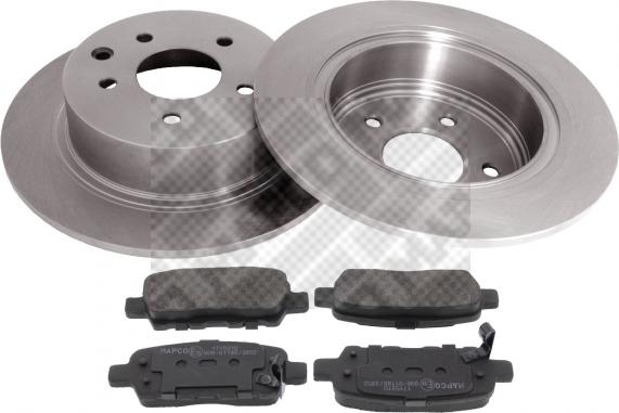 Mapco 47525 - Brake Set, disc brakes autospares.lv