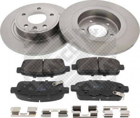 Mapco 47699 - Brake Set, disc brakes autospares.lv