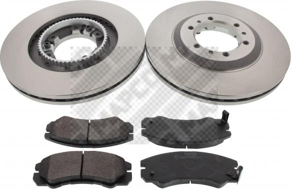 Mapco 47696 - Brake Set, disc brakes autospares.lv